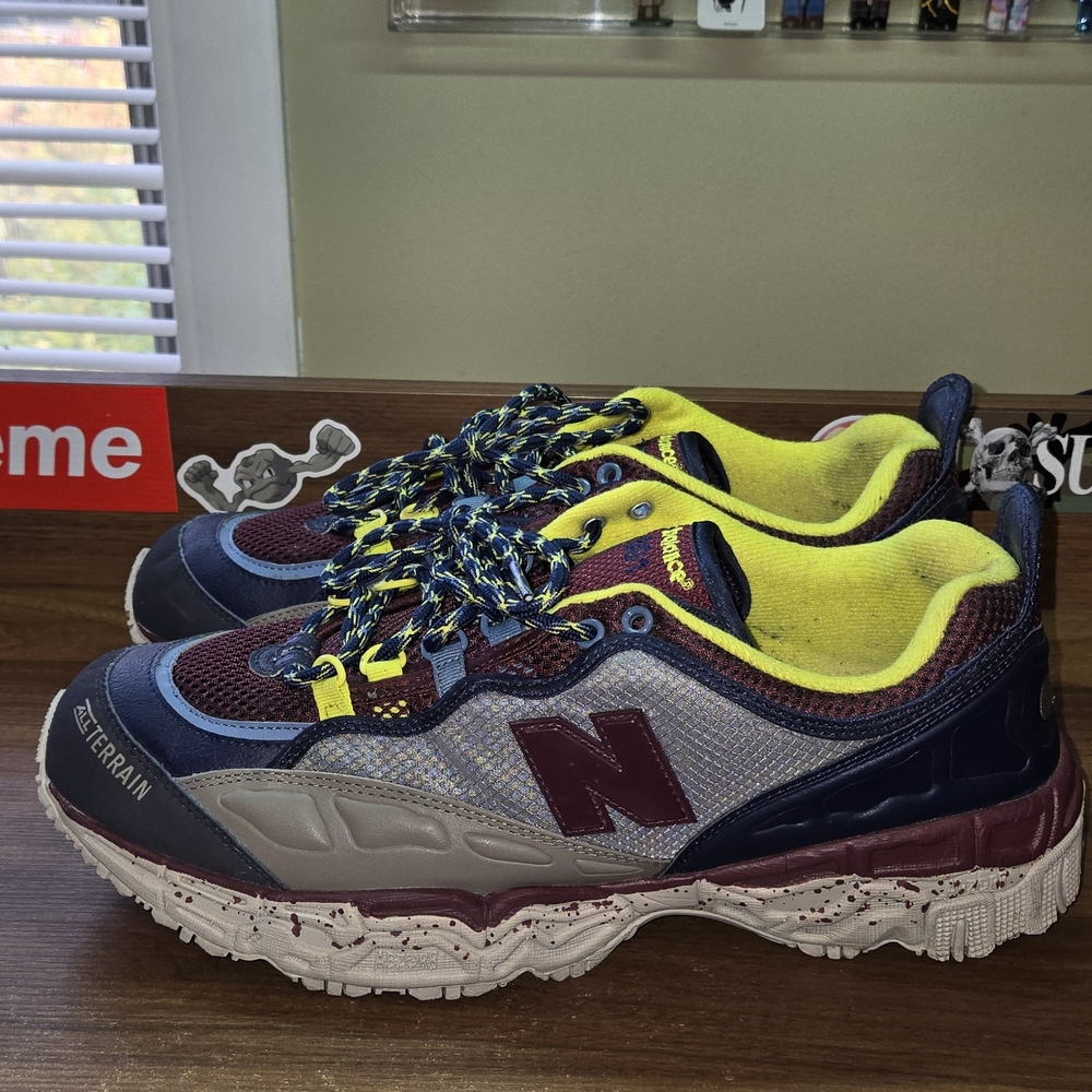 New Balance Maroon and Navy Athletic Shoes